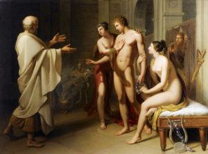 Socrates reproaching Alcibiades 